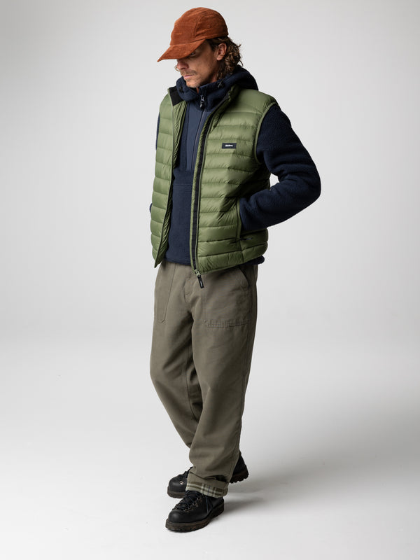 Finisterre Men's Nimbus Insulated Gilet Deep Seagrass