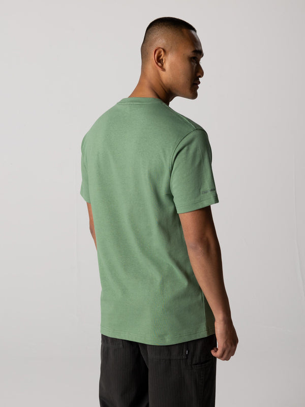 Finisterre Men's Orca Recycled Pocket T-Shirt Wild Sage