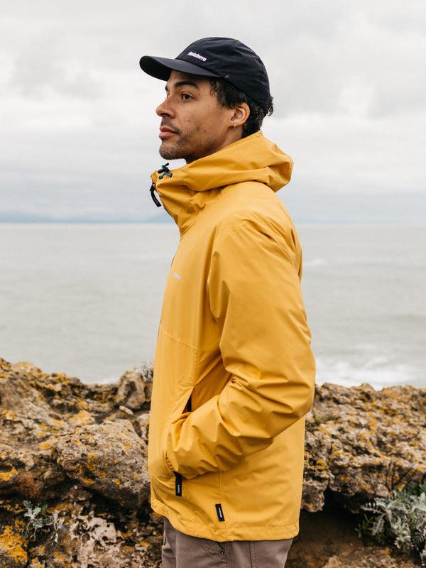 Finisterre Men's Rainbird Waterproof Jacket Sun Glow