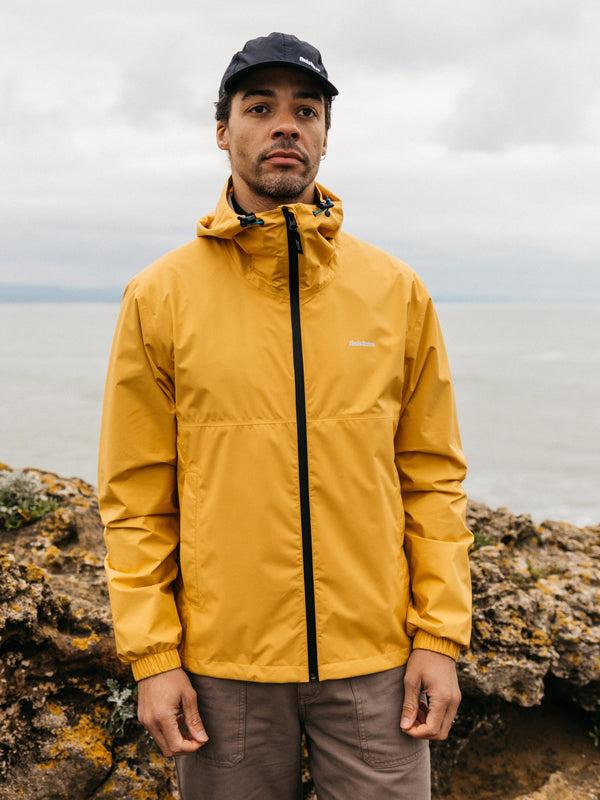 finisterre Men's Rainbird Waterproof Jacket Sun Glow
