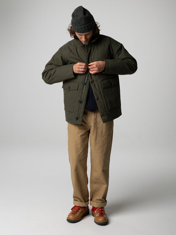 Finisterre Men's Shipyard Insulated Jacket Timber Green