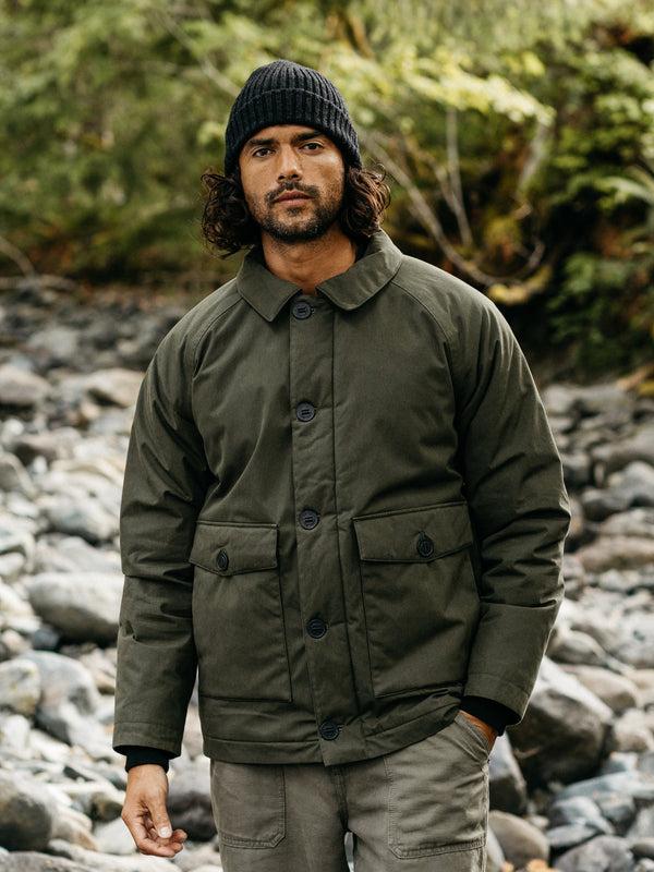 finisterre Men's Shipyard Insulated Jacket Timber Green