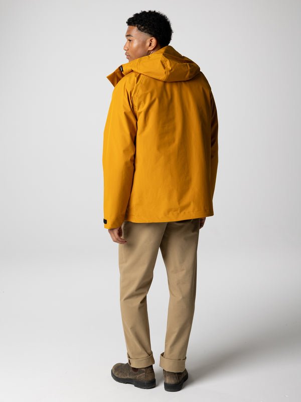 Finisterre Men's Skybird Waterproof Jacket Buckwheat