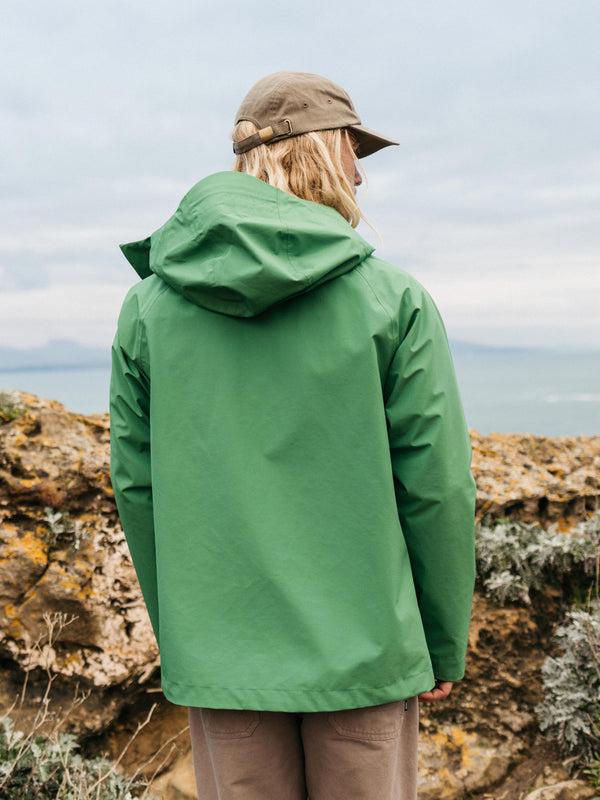 Finisterre Men's Skybird Waterproof Jacket Samphire