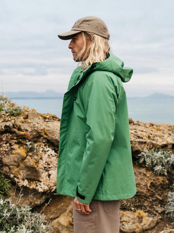 Finisterre Men's Skybird Waterproof Jacket Samphire