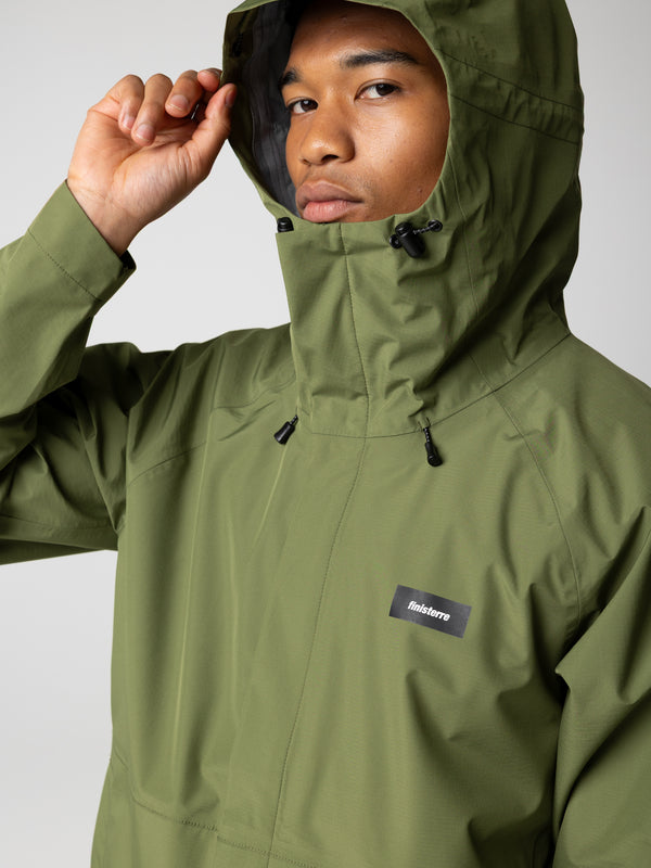 Finisterre Men's Skybird Waterproof Jacket Seagrass