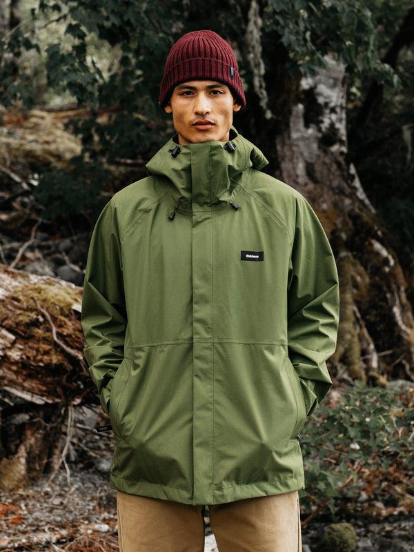 finisterre Men's Skybird Waterproof Jacket Seagrass