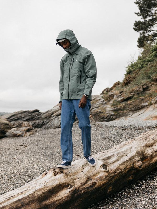Finisterre Men's Stormbird Waterproof Jacket Deep Sea