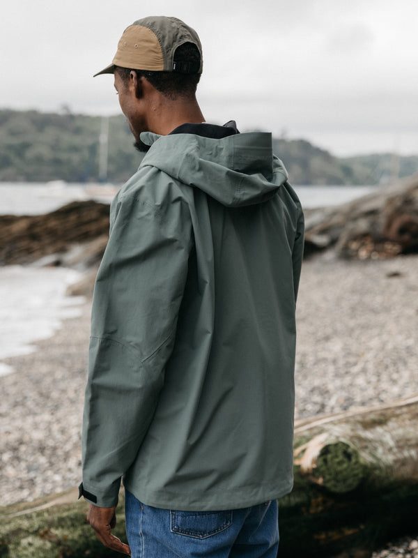 Finisterre Men's Stormbird Waterproof Jacket Deep Sea