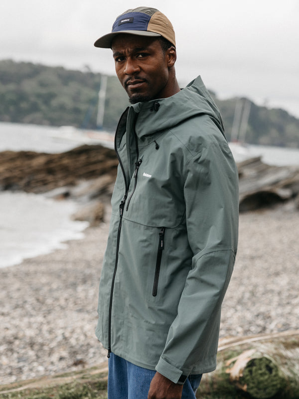 finisterre Men's Stormbird Waterproof Jacket Deep Sea
