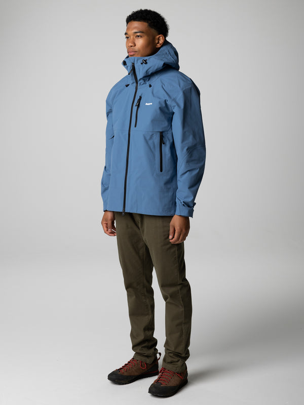 Finisterre Men's Stormbird Waterproof Jacket Horizon Blue