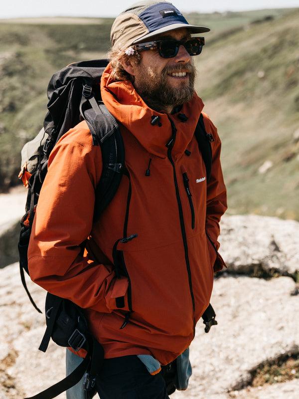 finisterre Men's Stormbird Waterproof Jacket Terracotta