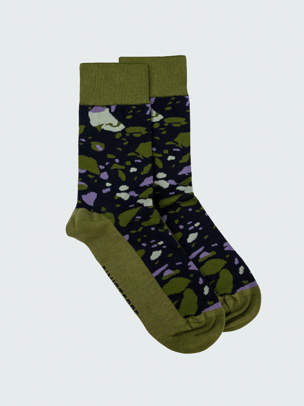 finisterre Tidelands Sock Microplastics Green/Cadet