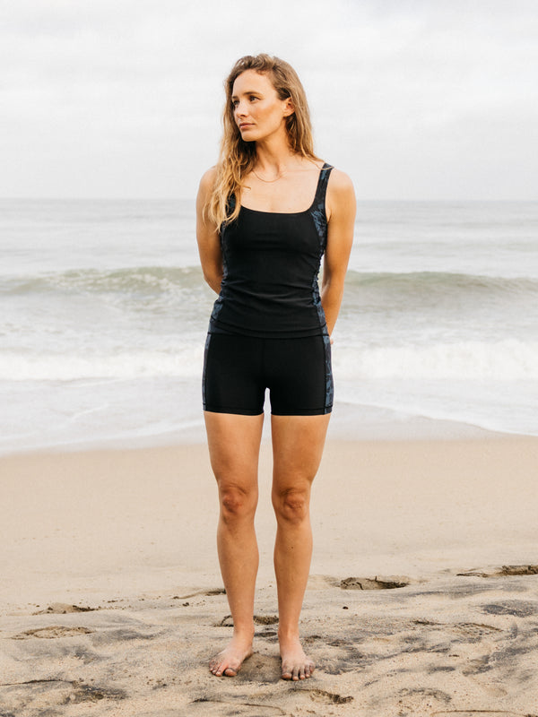 Finisterre Women's Aurora Tankini Top Fresh Tonal Print