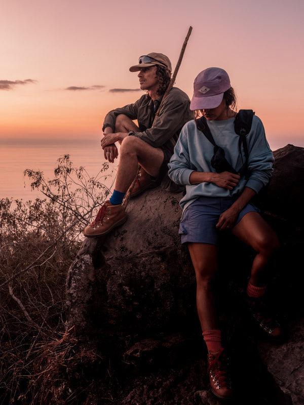 Finisterre Women's Awen Oversized Sweatshirt Blue Stone