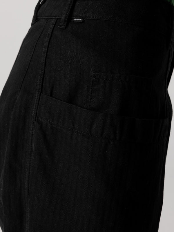 Finisterre Women's Croft Workwear Barrel Trouser Black