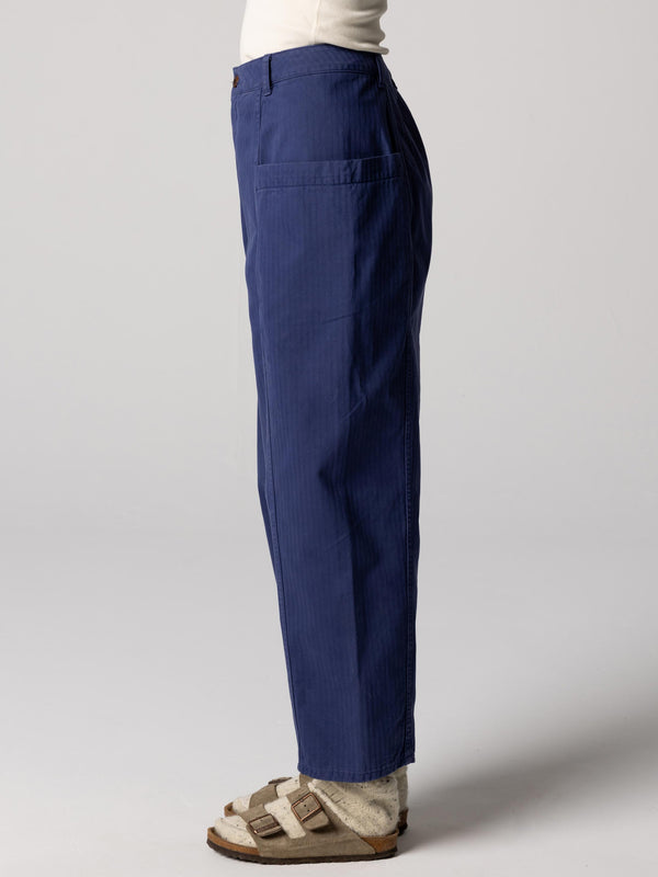 Finisterre Women's Croft Workwear Barrel Trouser Midnight