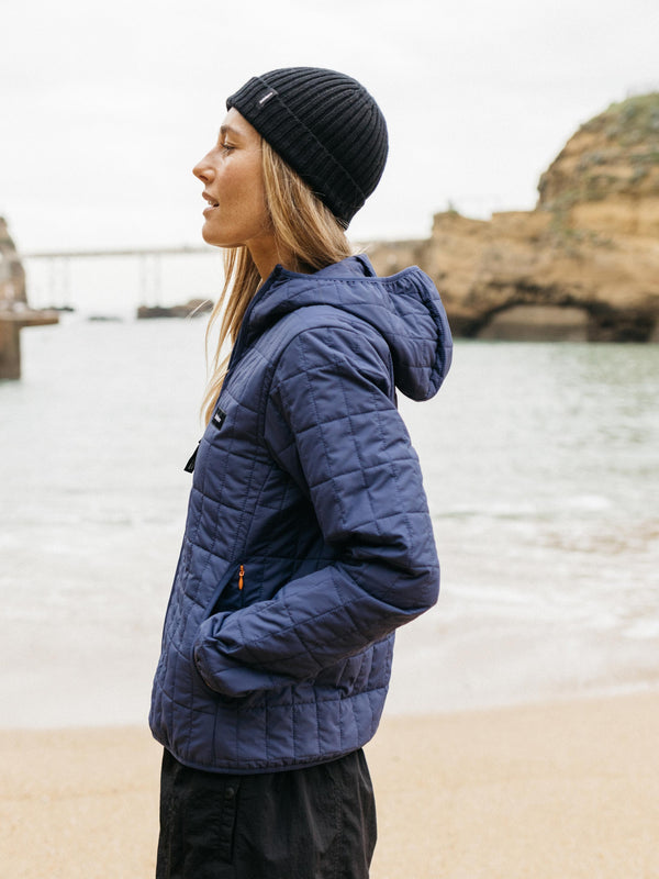 Finisterre Women's Firecrest Hooded Jacket Midnight