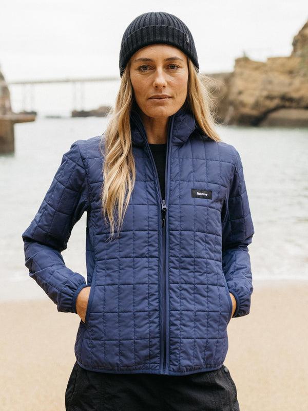 finisterre Women's Firecrest Hooded Jacket Midnight