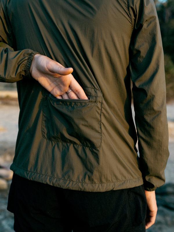 Finisterre Women's Forecast Windcheater Jacket Olive