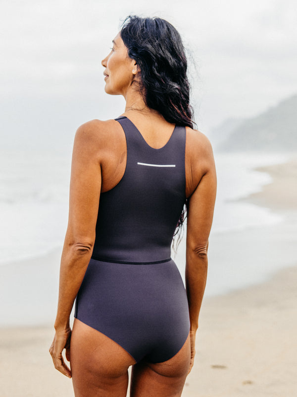 Finisterre Women's Iris 1.2mm Yulex Swimsuit Violet Storm
