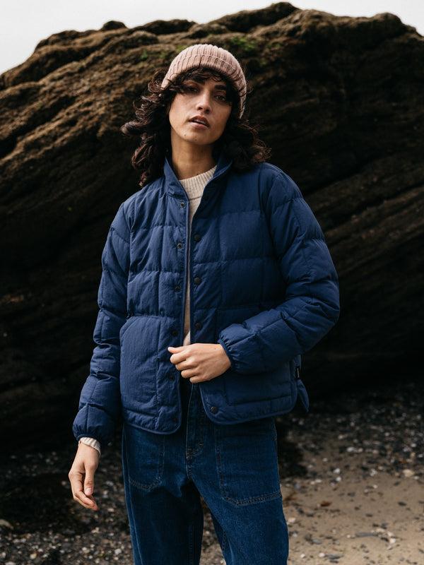 finisterre Women's Lapwing Insulated Jacket Deep Blue