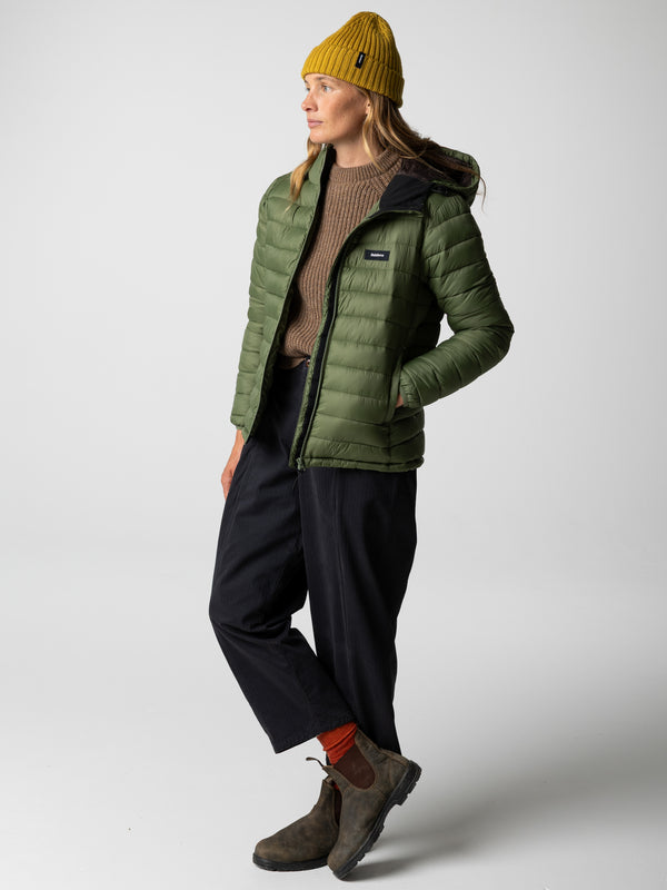 Finisterre Women's Nimbus Hooded Jacket Deep Seagrass