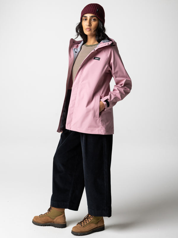 Finisterre Women's Skybird Waterproof Jacket Dark Orchid
