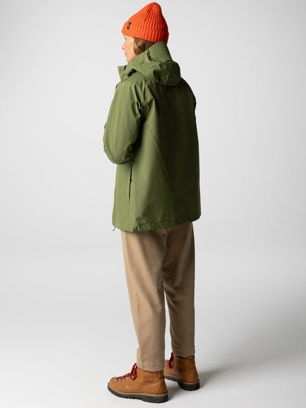 Finisterre Women's Skybird Waterproof Jacket Seagrass