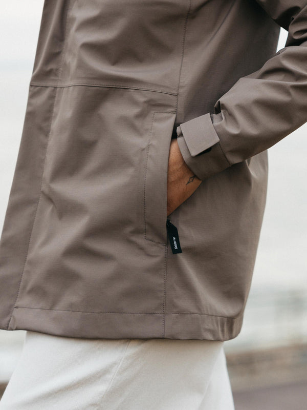 Finisterre Women's Skybird Waterproof Jacket Woodsmoke