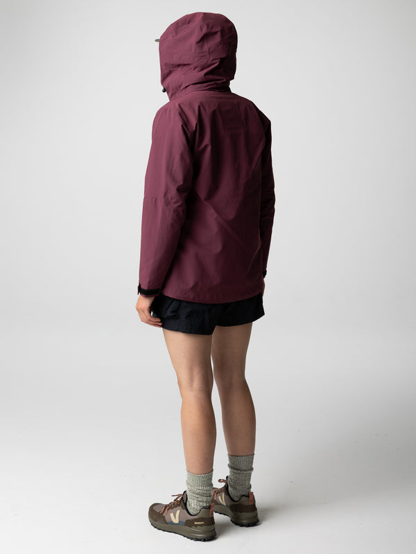 Finisterre Women's Stormbird Waterproof Jacket Plum