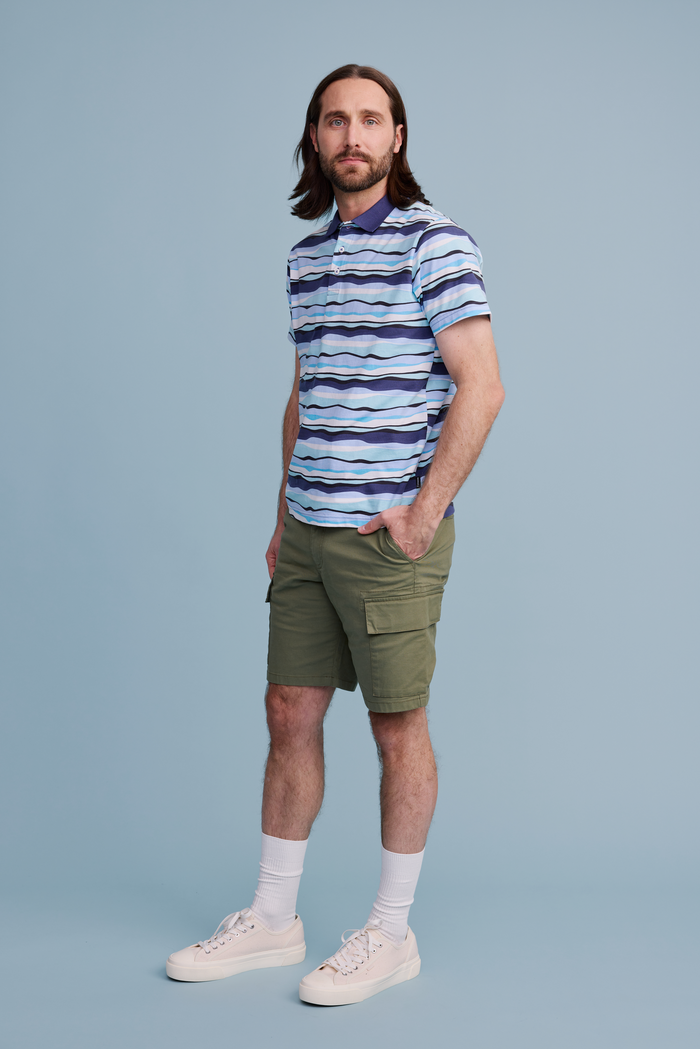 Finlayson Aamu Polo T-shirt Blue