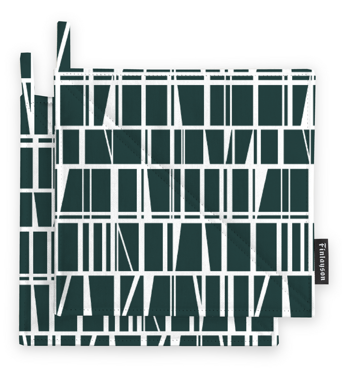 Finlayson Coronna Pothodler 2 Pcs Black / White