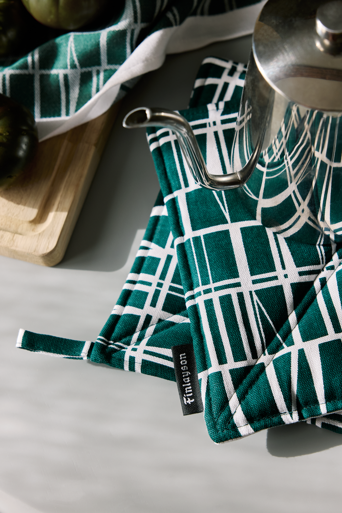 Finlayson Coronna Potholder 2 Pcs Dark Green