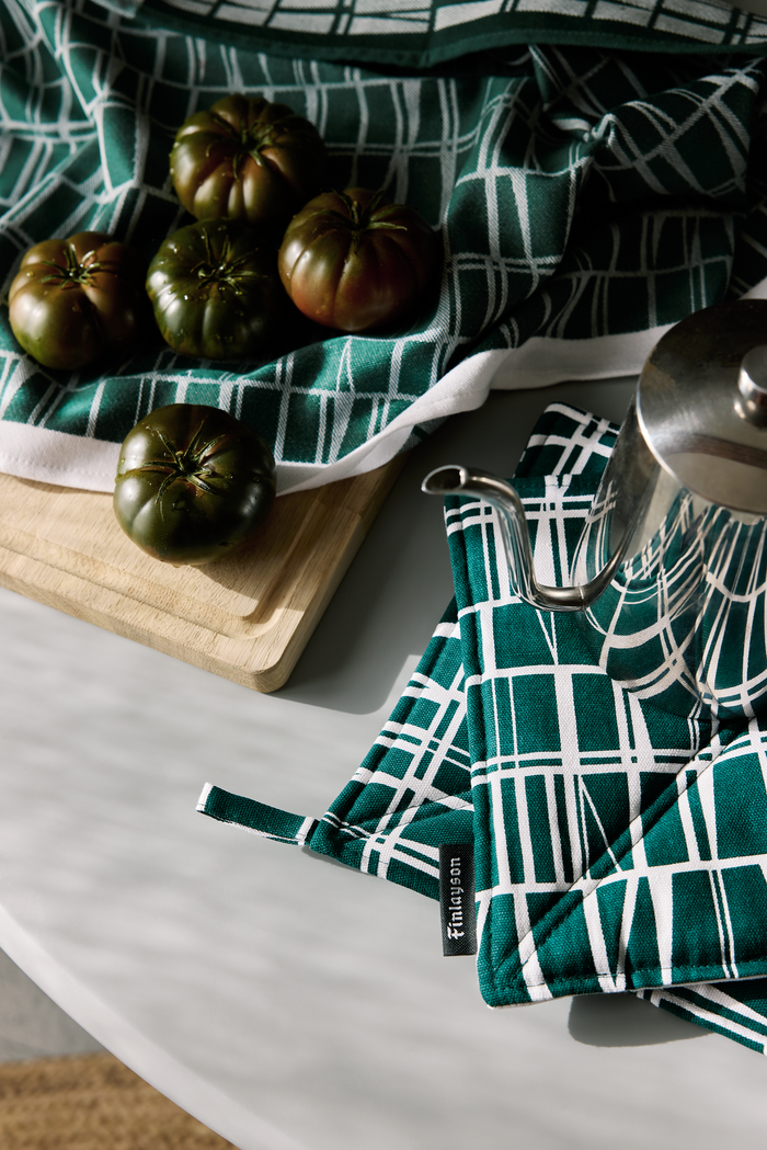 Finlayson Coronna Potholder 2 Pcs Dark Green