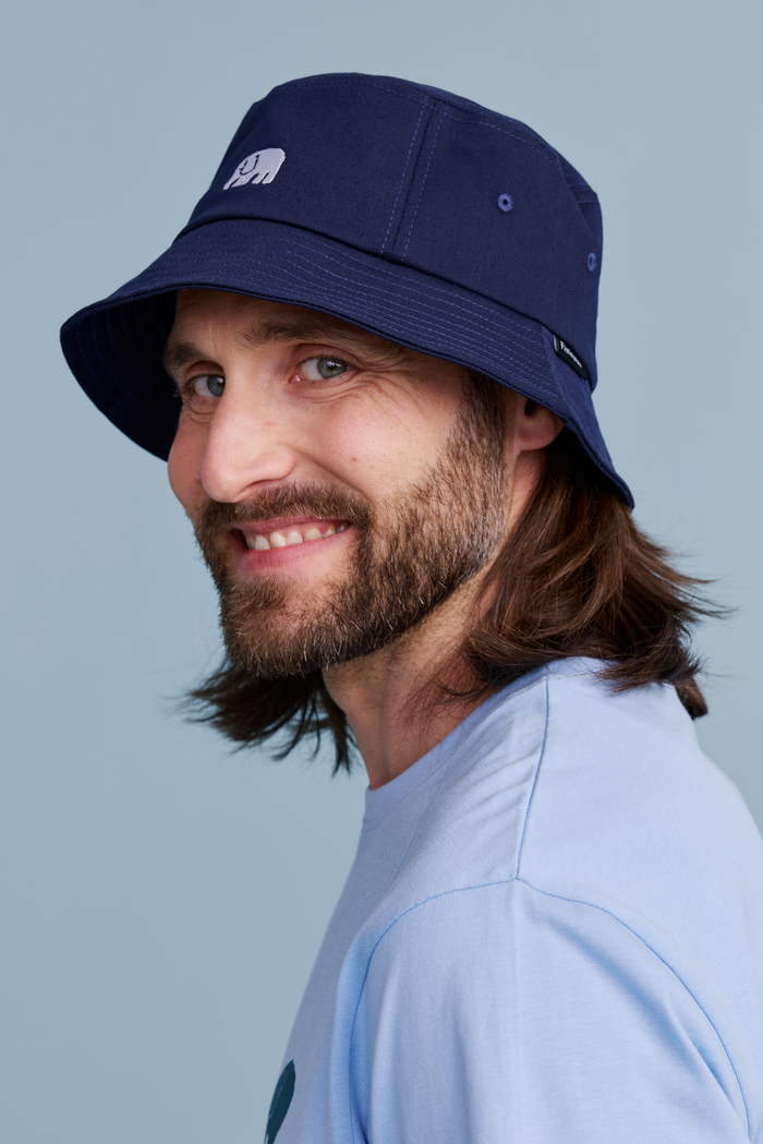 Finlayson Elefantti Bucket Hat Dark Blue