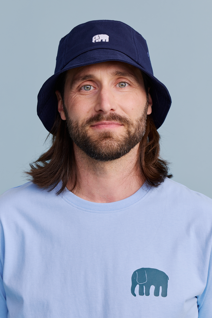 Finlayson Elefantti Bucket Hat Dark Blue