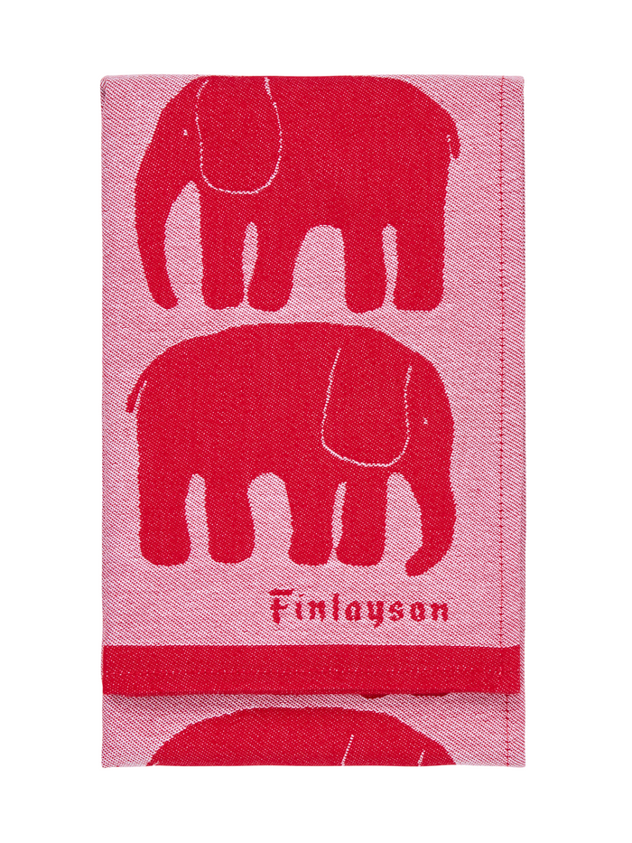 finlayson Elefantti Kitchen towel 2 pcs Red