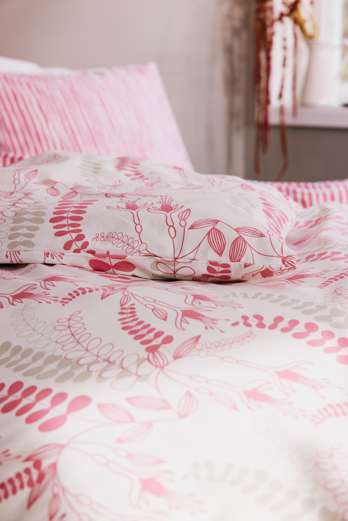 Finlayson Hanna Duvet Cover Set Blue / Beige