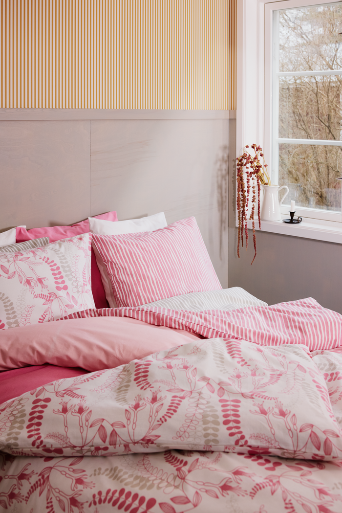 Finlayson Hanna Duvet Cover Set Malva / Grey