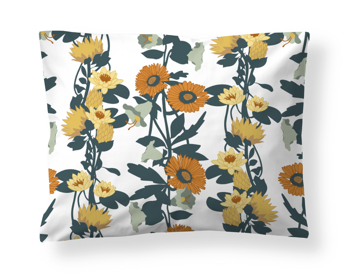 Finlayson Kaksin Pillowcase Orange / Green