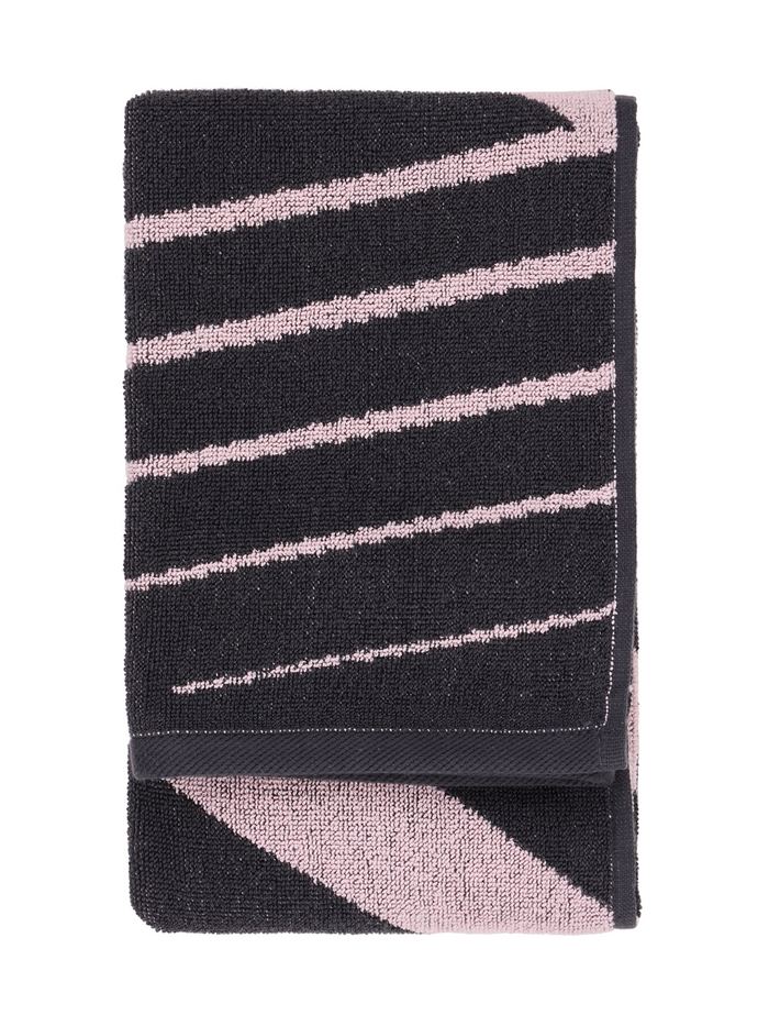 Finlayson Korret Bath Towel Grey / Light Red