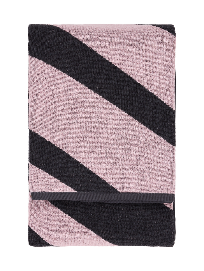 Finlayson Korret Hand Towel Grey / Light Red