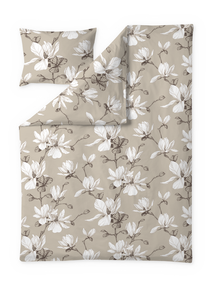 finlayson Magnolia Sateen duvet cover set Beige