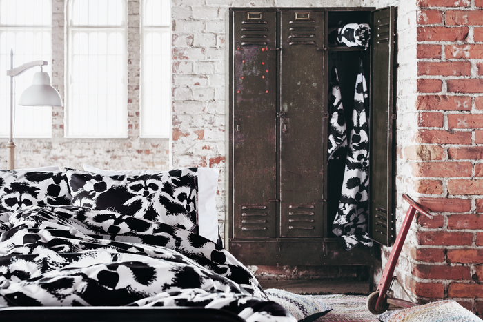 Finlayson Pesue Double Duvet Cover Set Black / White