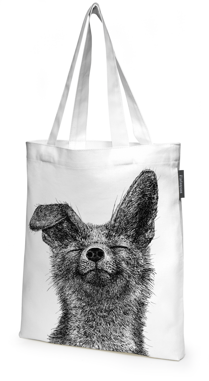 Finlayson Pupu Ja Kettu Tote Bag Black / White