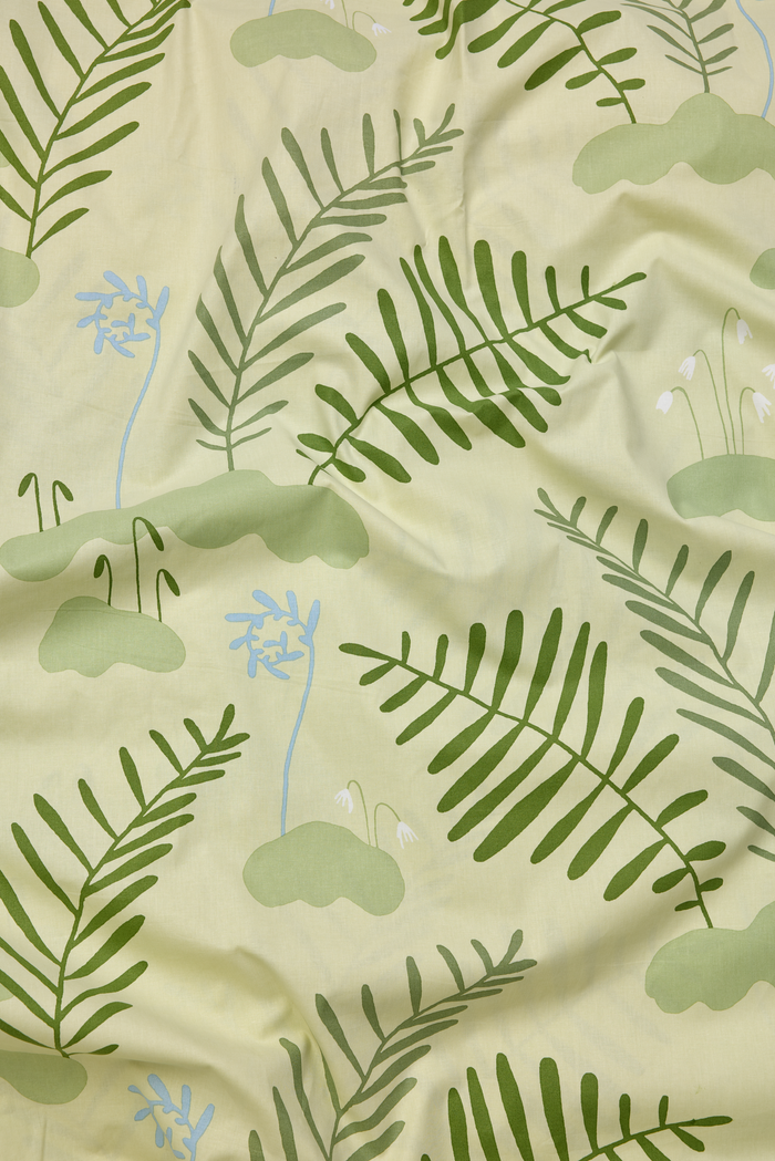 Finlayson Sammaleinen Duvet Cover Set Green / Yellow