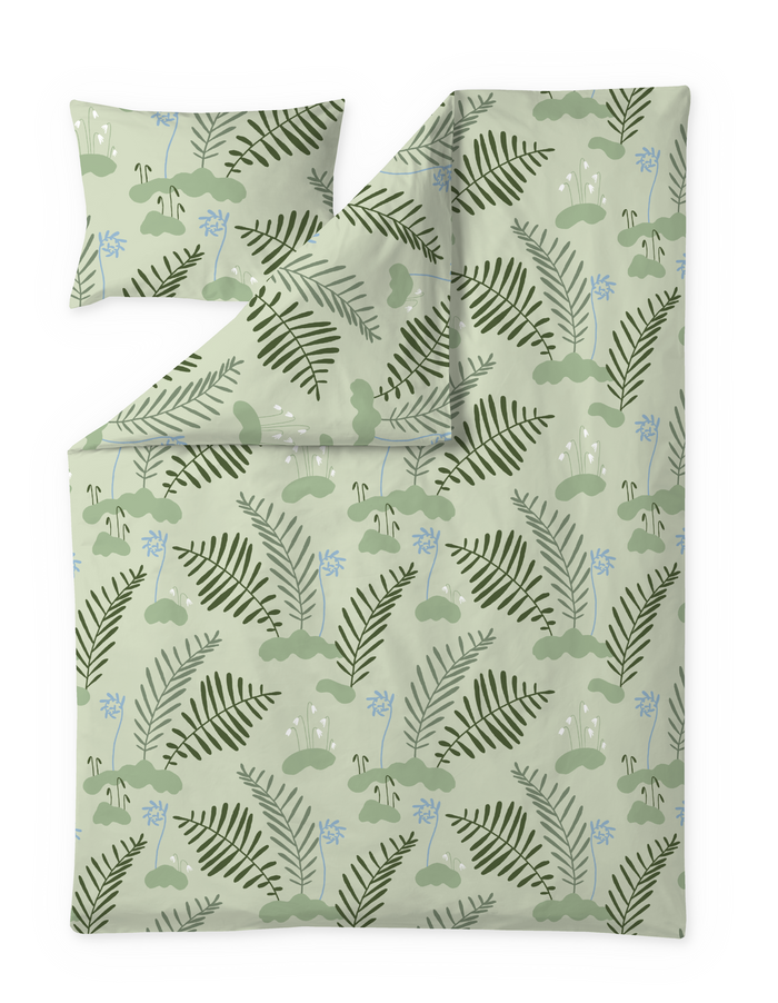 Finlayson Sammaleinen Duvet Cover Set Light Green