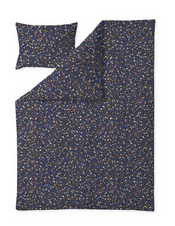 Finlayson Sievä Duvet Cover Set Sand / Green / Rosa