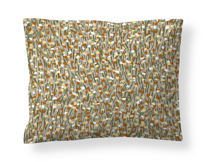 Finlayson Sievä Pillowcase Sand / Green / Rosa